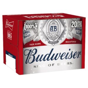 Budweiser 20 pack 330 ml bottles