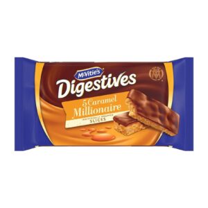 MCVITIES DIGESTIVES 5 CARAMEL MILLIONAIRE 109.9 G