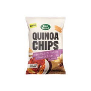 EAT REAL QUINOA CHIPS SUN DRIED TOMATO AND ROASTED GARLIC FLAVOUR 90 G