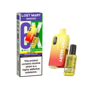 LOST MARY BM6000 PUFFS BANANA VOLCANO