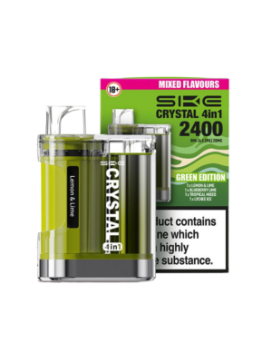 Crystal 2400 puffs 4 in 1 Green edition