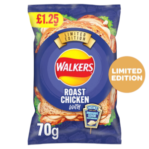 Walkers limited edition roast chicken 70 g