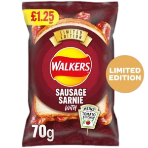 Walkers limited edition sausage sarnie 70 g