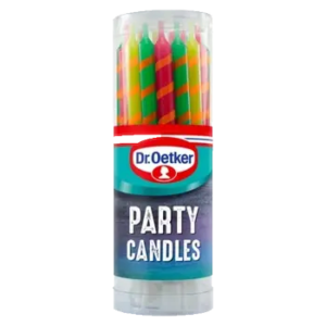 Dr oetker party candles 18 pack