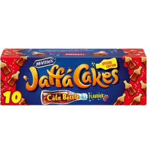 Mcvities Jaffa cakes cola bottle 10 cakes