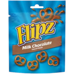 Flipz milk chocolate coated pretzels 80 g