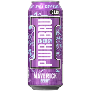 Pwr bru maverick berry energy drink 500 ml