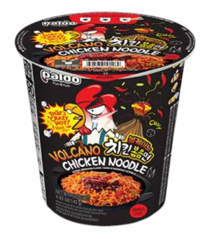 Paldo volcano chicken hot spicy noodle 70 g