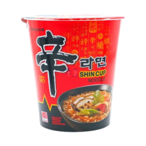 Nongshm gourmet spicy shincup noodles 68 g