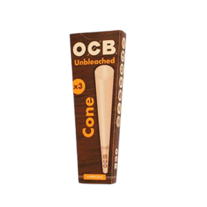 Ocb slim unbleached virgin cones 3 pack