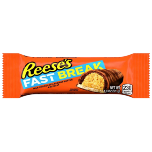 Reese's fast break milk chocolate peanut butter & nougat 51g