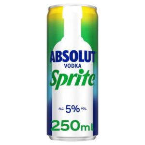 ABSOLUT VODKA & SPRITE 5% 250ML