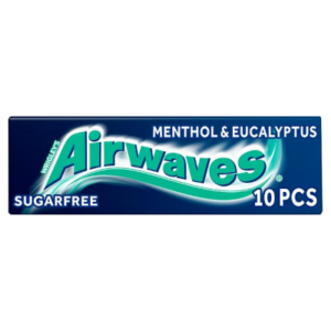 Airwaves Menthol & Eucalyptus Sugar Free Chewing Gum