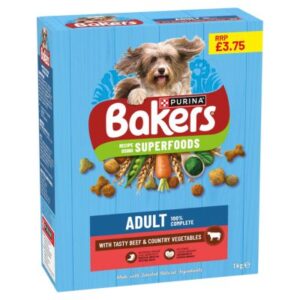 BAKERS ADULT BEEF & VEGETABLE PM3.75 1KG