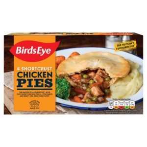 BIRDS EYE CHICKEN PIES 4PK 620g