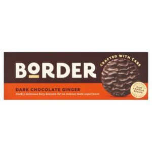 BORDER DARK CHOCOLATE GINGERS 150G