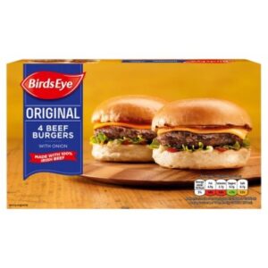 Birds Eye Original Beef Burgers with Onion 4 Pack 227g