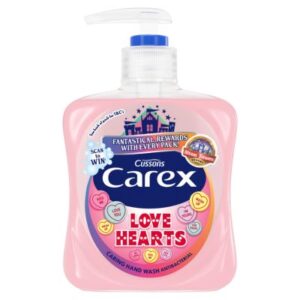 CAREX LOVE HEARTS ANTI-BACTERIAL HANDWASH 250ML