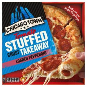 CHICAGO TOWN Stuffed Crust Takeaway Loaded Pepperoni 490g