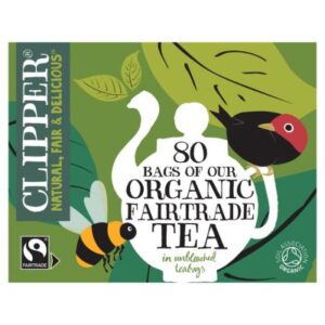 CLIPPER ORGANIC EVERYDAY 80S TEA BAGS 80S