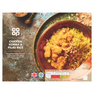 COOP CHICKEN KORMA AND RICE 400g