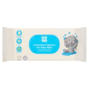 COOP FRAGRANCE FREE BABY WIPES 64S