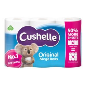 CUSHELLE ORIGINAL 50% LONGER 6 ROLL