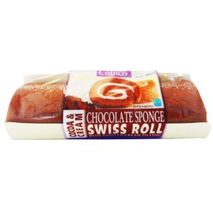 Cabico Chocolate Sponge Swiss Roll 300g