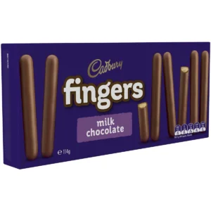 Cadbury Dairy Milk Fingers Chocolate Biscuits 114g