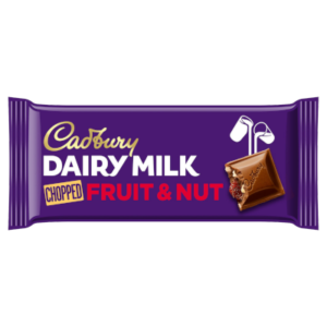 Cadbury Dairy Milk Fruit and Nut Chopped Chocolate Bar 95g