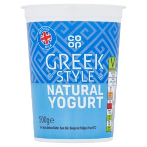 COOP GREEK STYLE NATURAL YOGURT 500g