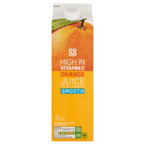 COOP ORANGE JUICE SMOOTH NOT FROM CONCENTRATE 1L