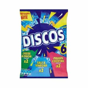 Discos Variety Multipack Crisps 6 Pack