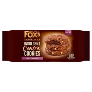 FOXS INDULGENT CENTRES CHOCOLATE FUDGE BROWNIE 160g