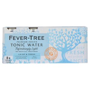 FEVER TREE REFRESHINGLY LIGHT MEDITERRANEAN TONIC 8PK X 150ML