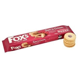 Fox's Jam & Cream Sandwich 150g