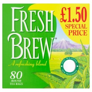 Fresh Brew 80 Round Tea Bags 232g