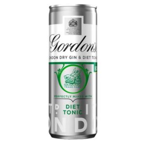 GORDONS & SCHWEPPES SLIMLINE TONIC 250ml