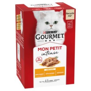 GOURMET MON PETIT DUCK CHICKEN TURKEY 6X50G