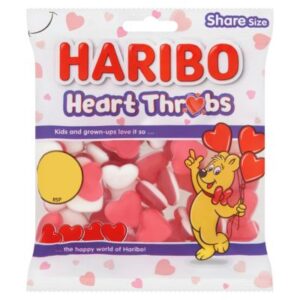 HARIBO HEART THROBS PMP £1.25 140g