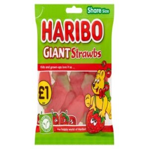 Haribo Giant Strawberries 140g