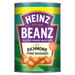 HEINZ BEANZ & RICHMOND SAUSAGES 415g