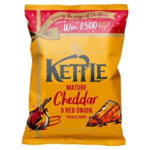 KETTLE MATURE CHEDDAR & RED ONION 130g