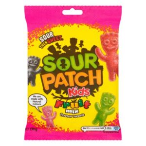 MAYNARDS BASSETTS SOUR PATCH KIDS FRUIT MIX  130g