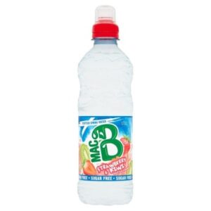 Mac B Sugar Free Still Strawberry & Kiwi Fruit Flavoured Scottish Spring Water 500ml