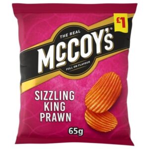 McCoy's Sizzling King Prawn Sharing Crisps 65g