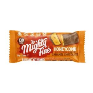 Mighty Fine- Salted Caramel Choc Honeycomb Bars 30g