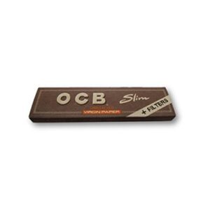 OCB 32 Unbleached Slim Virgin Paper & Filter