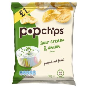 Popchips Sour Cream & Onion 50g