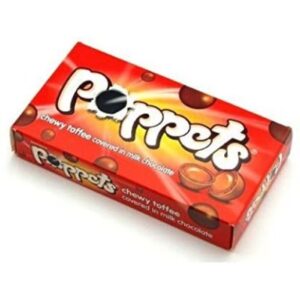 Poppets Chewy Toffee Sweets 40g